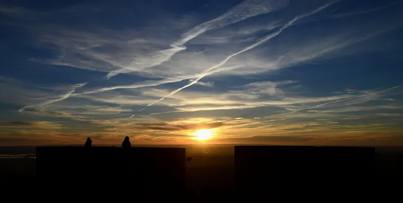 Pôr do sol visto de Monsaraz